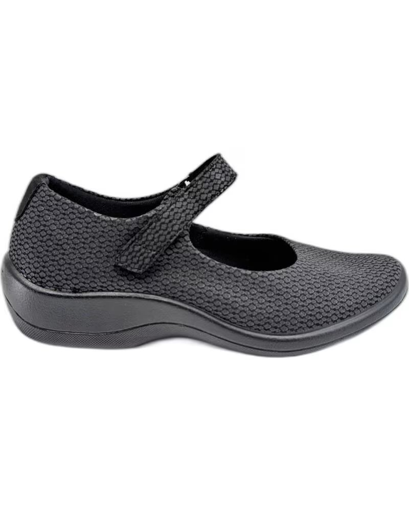 ZAPATOS MARY JANE ARCOPEDICO THY LICRA NEGRO