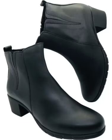 VALERIAS BOTÍN TACÓN CONFORT MUJER 9544 NEGRO