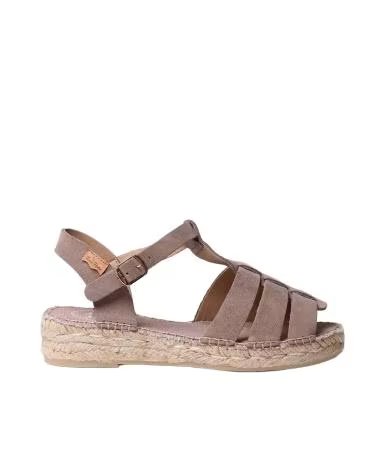 TONI PONS Alpargatas Mujer Modelo 166611 Color Beis Taupe TAUPE