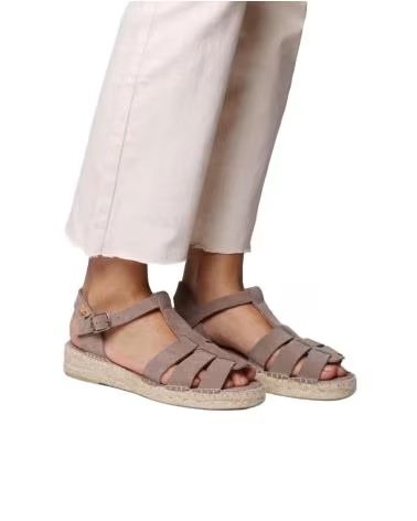 TONI PONS Alpargatas Mujer Modelo 166611 Color Beis Taupe TAUPE