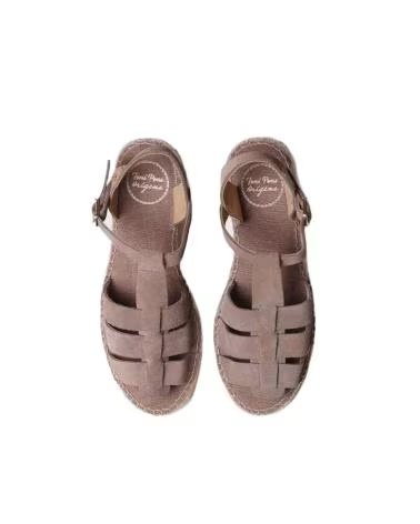TONI PONS Alpargatas Mujer Modelo 166611 Color Beis Taupe TAUPE