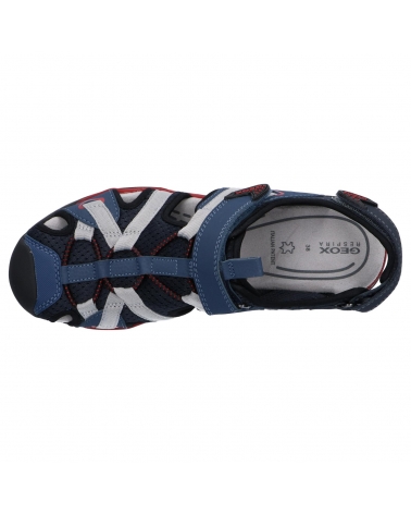 SANDALIAS GEOX J BOREALIS NIÑO AZUL MARINO ROJO C0735 C0735 NAVY-RED