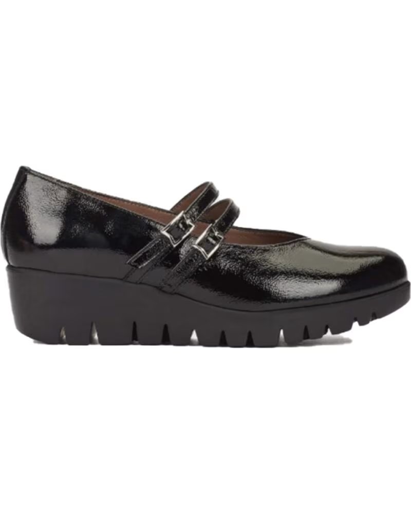 WONDERS ZAPATOS PLANOS 33362 NEGRO