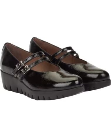 WONDERS ZAPATOS PLANOS 33362 NEGRO