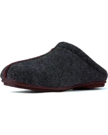 VULLADI ZAPATILLAS DE CASA CÓMODO GRIS BURDEOS GRISBURDEOS