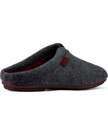 VULLADI ZAPATILLAS DE CASA CÓMODO GRIS BURDEOS GRISBURDEOS
