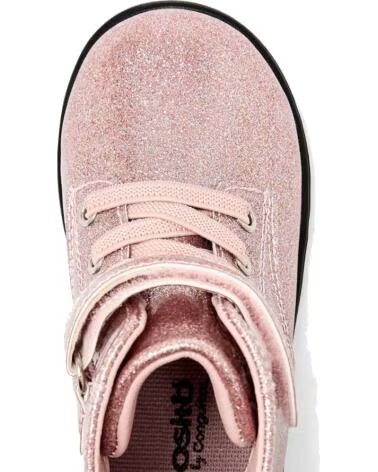 CONGUITOS BOTINES PARA CHICA OSSH156013 GLITTER PATENT ROSA PINK