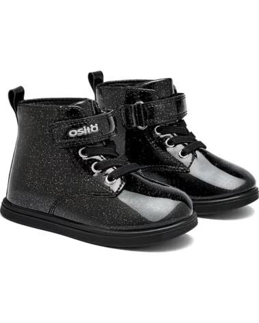 CONGUITOS GIRLS BOOTS OSITO OSSH156013 BLACK