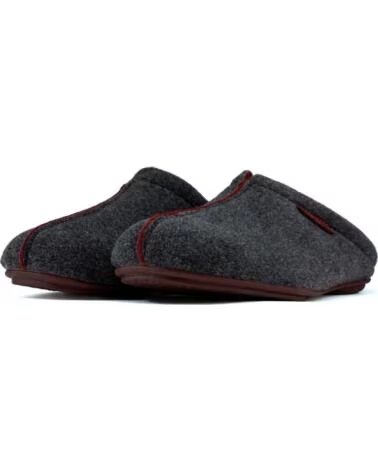 VULLADI ZAPATILLAS DE CASA CÓMODO GRIS BURDEOS GRISBURDEOS