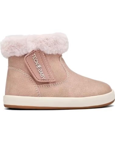 CONGUITOS BOTINES BAREFOOT BEBÉ TESH520001 FUR ROSA PINK