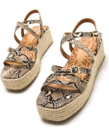 WEDGE PLATFORM SANDAL MTNG 59900 BEIGE