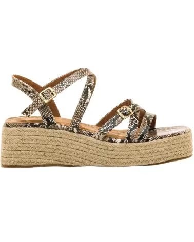 WEDGE PLATFORM SANDAL MTNG 59900 BEIGE