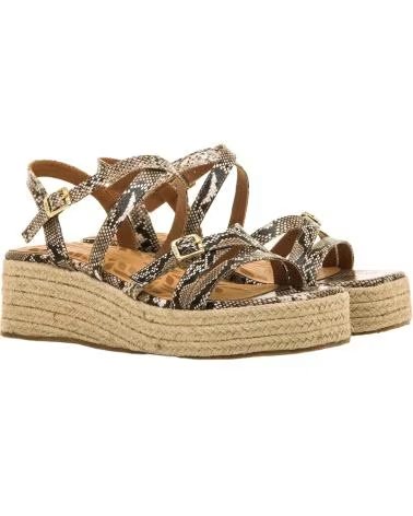 WEDGE PLATFORM SANDAL MTNG 59900 BEIGE