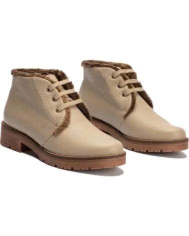 PITILLOS BOTINES PLANOS MUJER 11566 TAUPE MARRóN