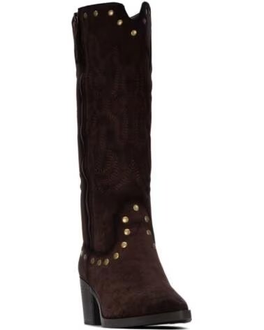 XTI BOTAS DE TACÓN MUJER 146508 ESTILO COWBOY ANTE SINTÉTICO MARRÓN MARRON
