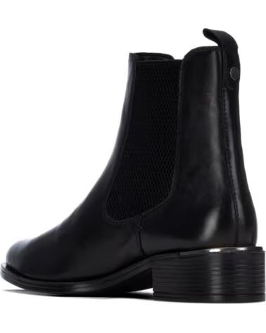 LEDER STIEFELETTEN CARMELA 164006 SCHWARZ NEGRO