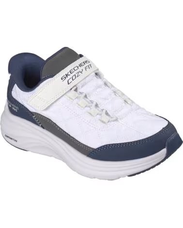 SKECHERS DEPORTIVAS SLIP-INS 404200L CONTOUR FOAM WHITENAVY