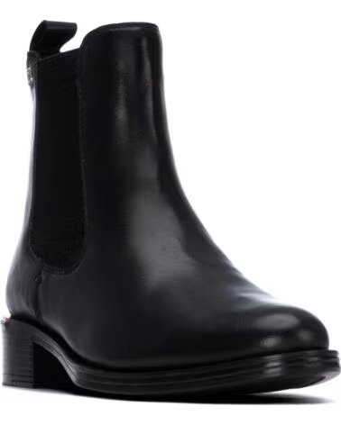 LEDER STIEFELETTEN CARMELA 164006 SCHWARZ NEGRO