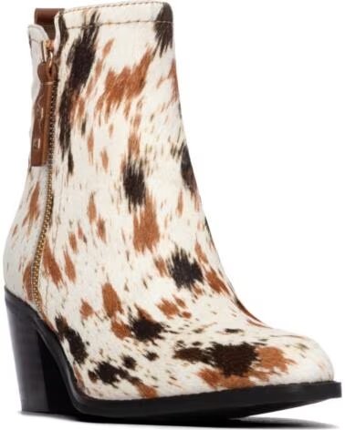 BOTINES DE PIEL ANIMAL PRINT CARMELA 164386 BEIGE