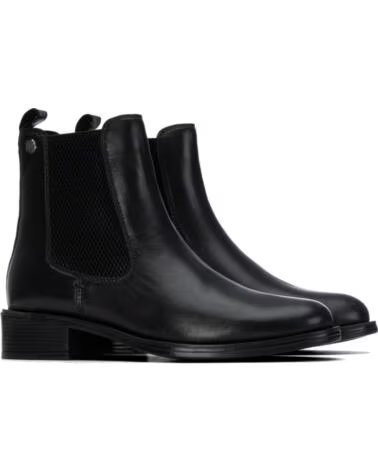 LEDER STIEFELETTEN CARMELA 164006 SCHWARZ NEGRO