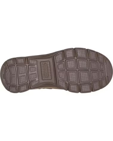 SKECHERS EASY GOING URBAN ZIP BOTINES DE PIEL MARRÓN MARRON