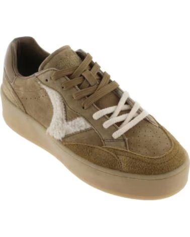 VICTORIA TÉNIS TURIN CAMURÇA E BORREGO 1265104 TAUPE