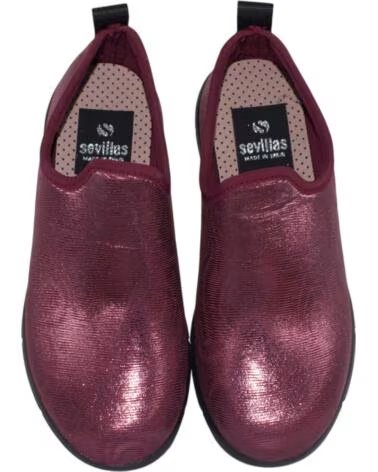 SEVILLAS ZAPATILLA CONFORT SLIP-ON 2334375X MUJER BURDEOS
