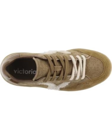 VICTORIA TÉNIS TURIN CAMURÇA E BORREGO 1265104 TAUPE