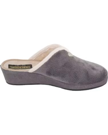 SEVILLAS ZAPATILLA DE CASA CON CUNA ALTA 694 PARA MUJER GRIS