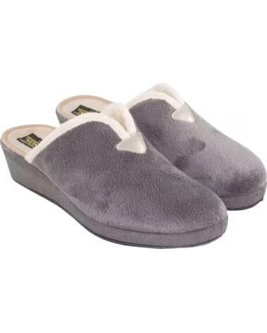 SEVILLAS ZAPATILLA DE CASA CON CUNA ALTA 694 PARA MUJER GRIS
