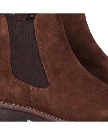 CHIKA10 SABELA 06 BOTINES DE MUJER DE SERRAJE CUERO TAN CUERO-TAN