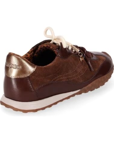 CHIKA10 VEGA 01 BASKETS SPORT EN CUIR ET CROÛTE DE POUR FEMME CUERO-TAN