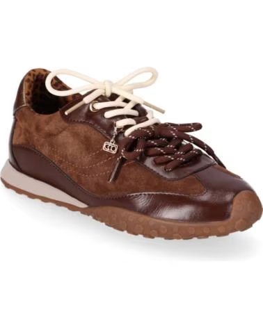 CHIKA10 VEGA 01 BASKETS SPORT EN CUIR ET CROÛTE DE POUR FEMME CUERO-TAN