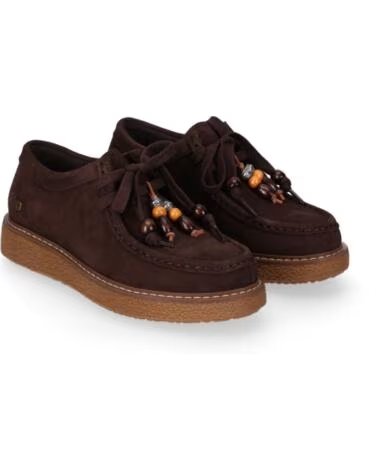 CHIKA10 MILEY 01 FLACHE DAMENSCHUHE AUS VELOURSLEDER BRAUN MARRON-BROWN