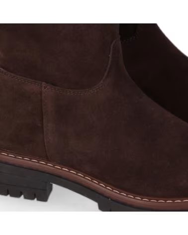 BOTAS ALTAS PLANAS DE SERRAJE CHIKA10 SABELA 07 MARRÓN MARRON-BROWN