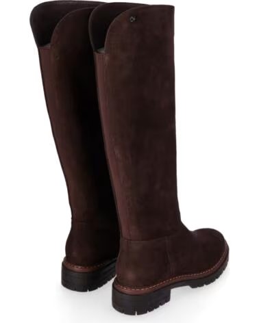 BOTAS ALTAS PLANAS DE SERRAJE CHIKA10 SABELA 07 MARRÓN MARRON-BROWN