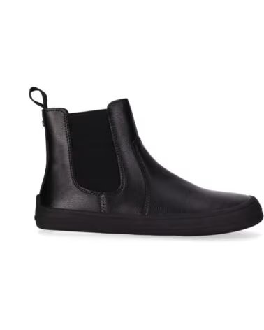 CHIKA10 BF STELLA 03 DAMEN BARFUSSSCHUHE LEDER STIEFELETTEN NEGRO-BLACK