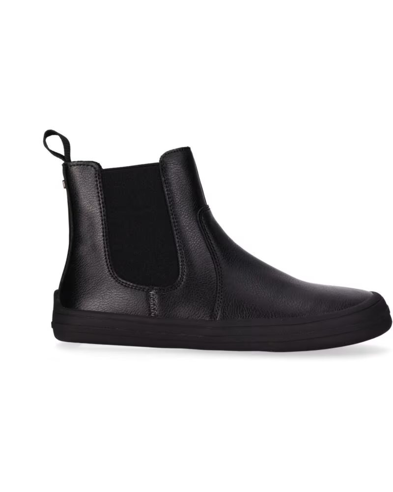CHIKA10 BF STELLA 03 DAMEN BARFUSSSCHUHE LEDER STIEFELETTEN NEGRO-BLACK