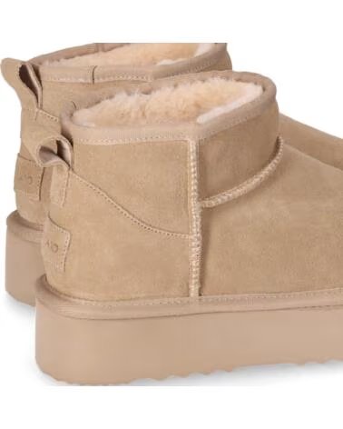 CHIKA10 SIDNEY 01 BOTINES PLATAFORMA MUJER SERRAJE BEIG-BEIGE