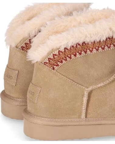CHIKA10 DARWIN 01 BOTINES SERRAJE MUJER PLANOS BEIGE BEIG-BEIGE