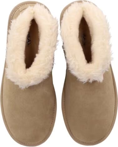 CHIKA10 DARWIN 01 BOTINES SERRAJE MUJER PLANOS BEIGE BEIG-BEIGE