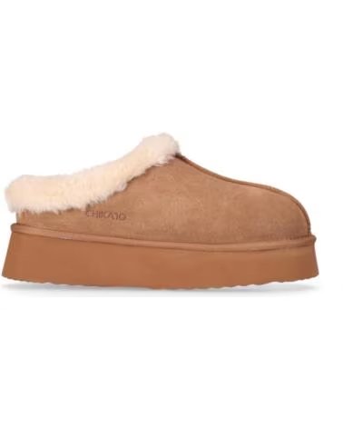 CHIKA10 SIDNEY 02 ZAPATOS DE MUJER CON PLATAFORMA Y SERRAJE CAMEL-CAMEL
