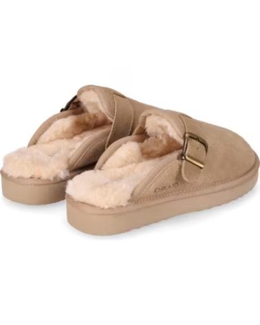 CHIKA10 DARWIN 02 SAPATOS FEMININOS CAMURÇA PLANO BEGE BEIG-BEIGE