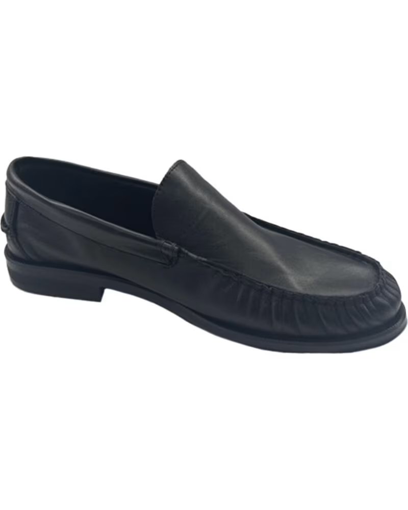 CHIKA10 ST JEY 04 SAPATOS DE PELE PRETOS NEGRO-BLACK