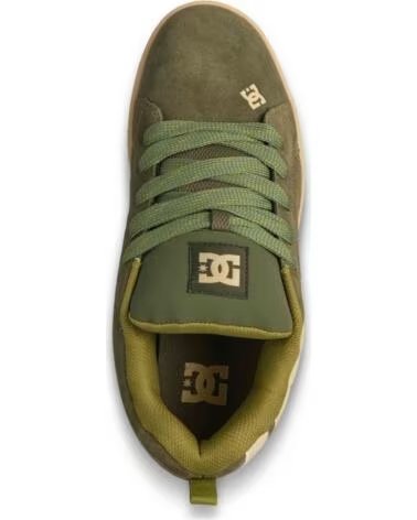 DC SHOES SAPATILHAS COURT GRAFFIK LIGHT OLIVE-OYSTER