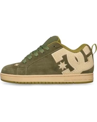 DC SHOES SAPATILHAS COURT GRAFFIK LIGHT OLIVE-OYSTER