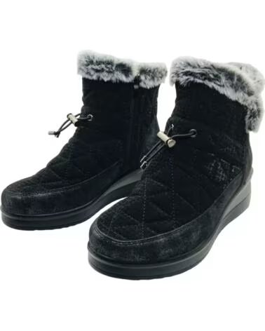 MYSOFT BOTIN MUJER PELO 26M577 NEGRO