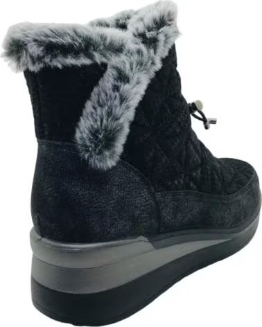 MYSOFT BOTIN MUJER PELO 26M577 NEGRO