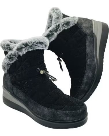 MYSOFT BOTIN MUJER PELO 26M577 NEGRO