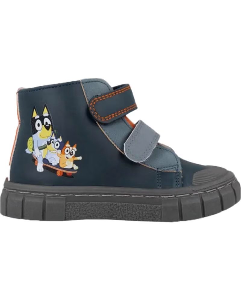 GARVALIN Botines para nino barefoot 261858 Perrito azul OCEANA183